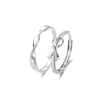 GUDUD S999 Fine Silver Rings Unisex