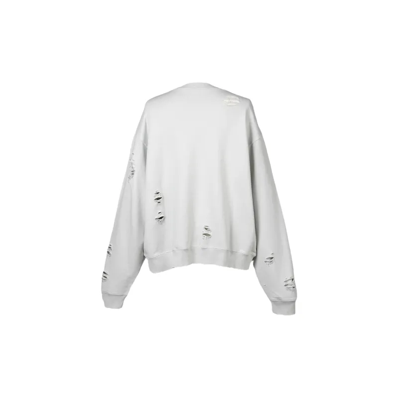 Acne Studios Distressed Logo Printed Sweatshirt-1