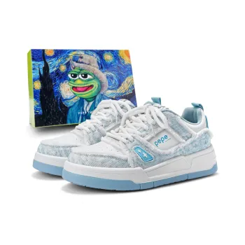 Pepe The Frog Low Top Skateboard Shoes Unisex