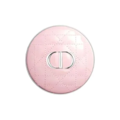 DIOR Pink Glossy Finish Wicker Pattern With Moisturizing Shine Air Cushion Case Convenient