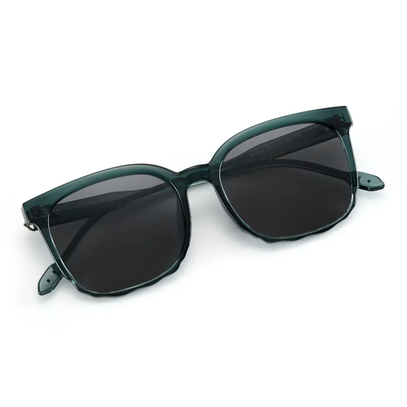 CLARKIA FLOWER TR/Memory Plastic Irregular Shape Sunglasses Unisex-10