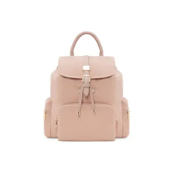 GUESS Fabric+Artificial Leather Backpack Medium Size Women's Pink