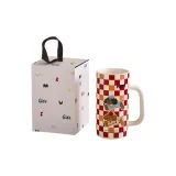 Checkerboard-[Happiness Puppy Collection]Straight Cup Color Box Included