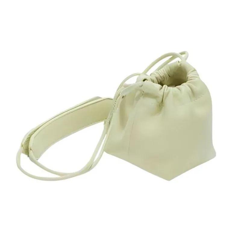 JIL SANDER Lambskin Shoulder Bag, Crossbody Bag Mini Women's Green-1