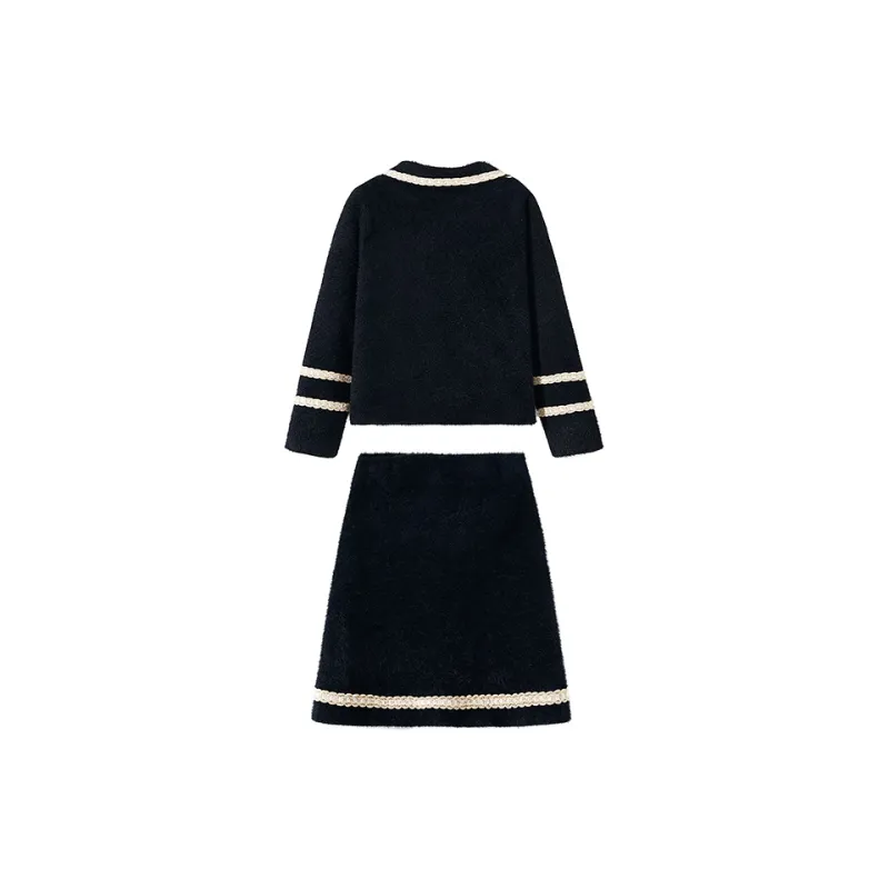 RED DRAGONFLY Skirt Set Women's Black-1