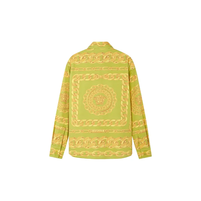 VERSACE Medusa Chains print Shirt-1