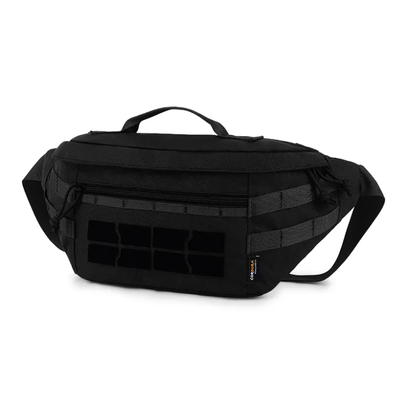 MARDINGTOP Nylon Fanny Pack Unisex Khaki/Black-6