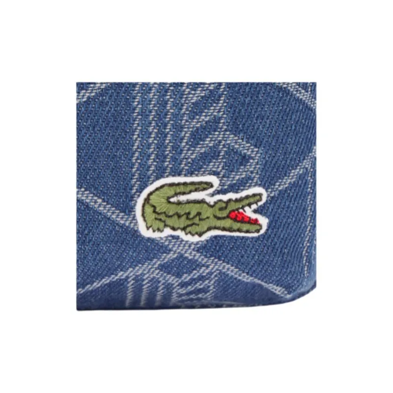 LACOSTE Fabric Shoulder Bag Crossbody Bag Unisex Blue-6