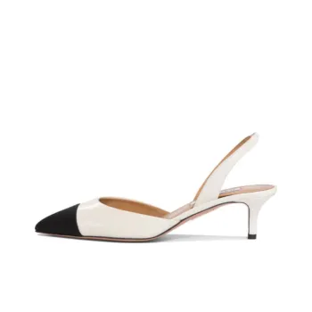 AQUAZZURA MILANESE Slim Heel High Heels 5cm Women's White