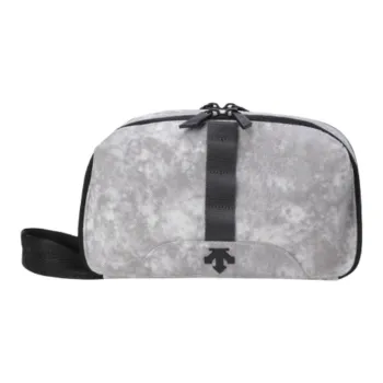 DESCENTE Polyester Handbag Small Size Men's Gray