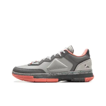 Staple x LiNing Cushioning Anti Slip And Wear Resistant Breathable Rebound Low Top Basketball Shoes Men's Gray