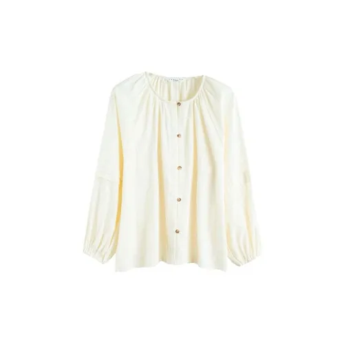 Tonlion Shirt Women's Corn Yellow