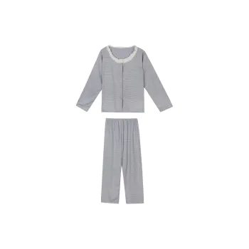 Joycefuuu Bra Pajama Set Women's Gray
