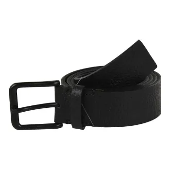 CKJ CALVIN KLEIN JEANS Leather, Metal Leather Belts Unisex Black 3.5cm