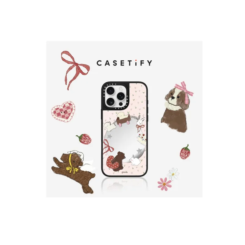 CASETIFY PC+TPU Material Roria Sweetheart Train Phone Cases Compatible With IPhone 15/16 Collection-3