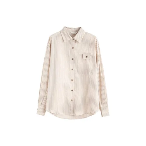 Tonlion Shirts Women's Yellow
