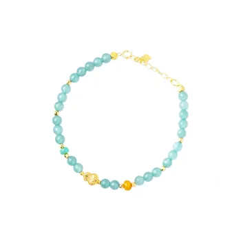 Clear Snow Ice Glutinous Bracelets Unisex