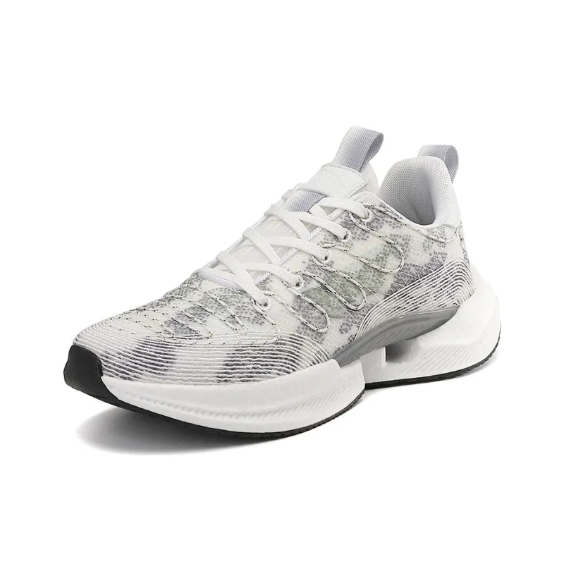 MEKY Cushioning Anti Slip Wear Resistant Breathable Supportive Lightweight Mid Top Casual Running Shoes Men's-1