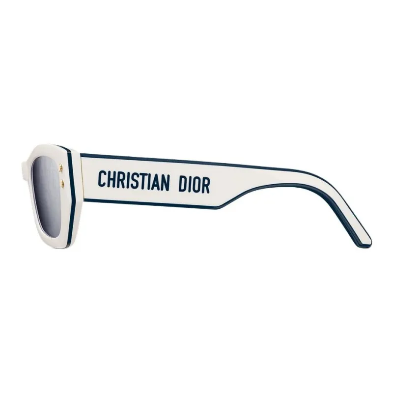 DIOR Acetate Square Sunglasses Women's White-2