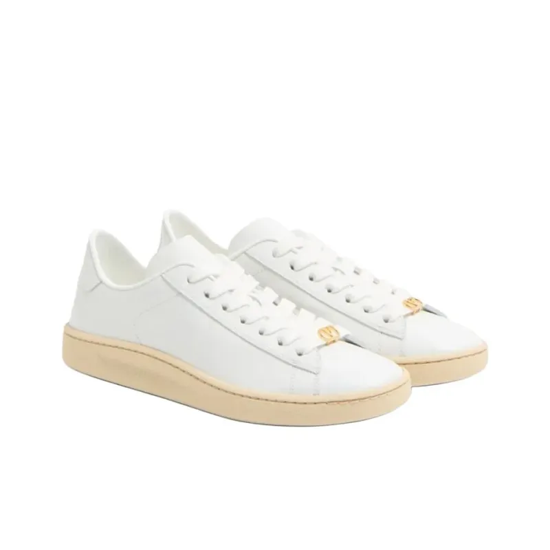 Valentino Royco Low Top Skateboard Shoes Women's White-2