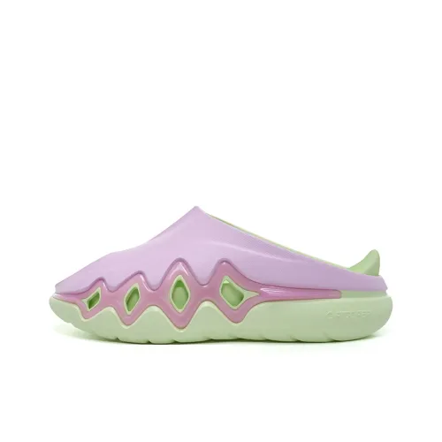 RIGORER Shark 3 EVA Slip Resistant Cushioning Slide Slippers Unisex Purple Green