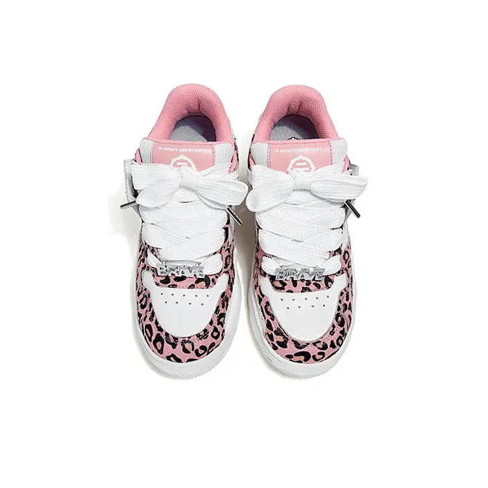 YJ x MKADC Height Increasing Anti-Slip And Wear-Resistant Low-Top Skateboard Shoes Women's-9