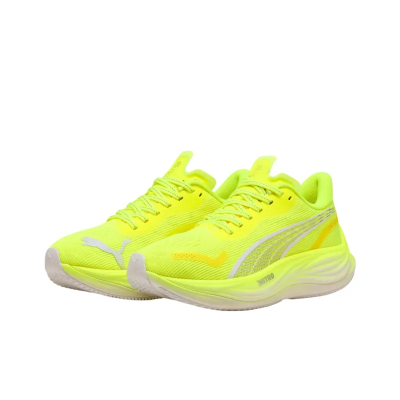 PUMA Velocity Nitro 3 Anti-Slip Wear-Resistant Low-Top Casual Running Shoes Women's Yellow-2