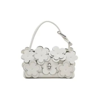 MARC JACOBS Leather Handbag Mini Women's White