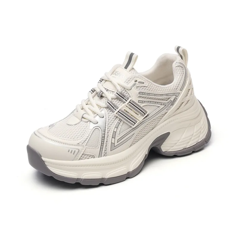 Cigna Low-Top Chunky Sneakers Women's Greige-0