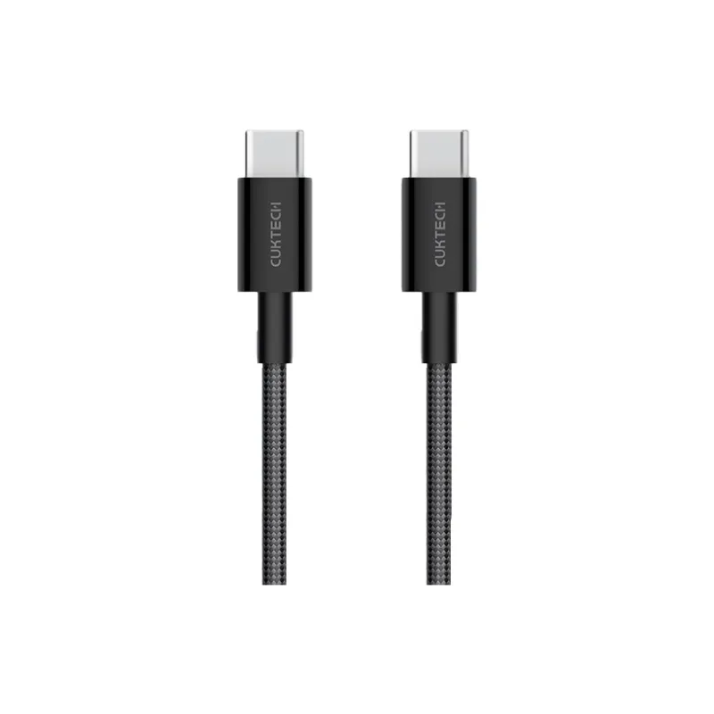 CUKTECH 0.5m X 1 Beige 1.5m X Beige Type c To Type c Laptop Fast Charging Cable PD60W Charger Cable-8