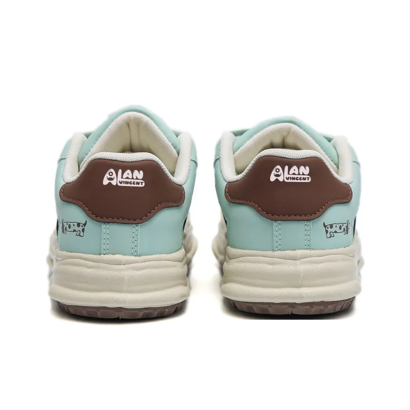 Alan Vincent Slip-Resistant Cushioning Low-Top Skateboard Shoes Women's-13