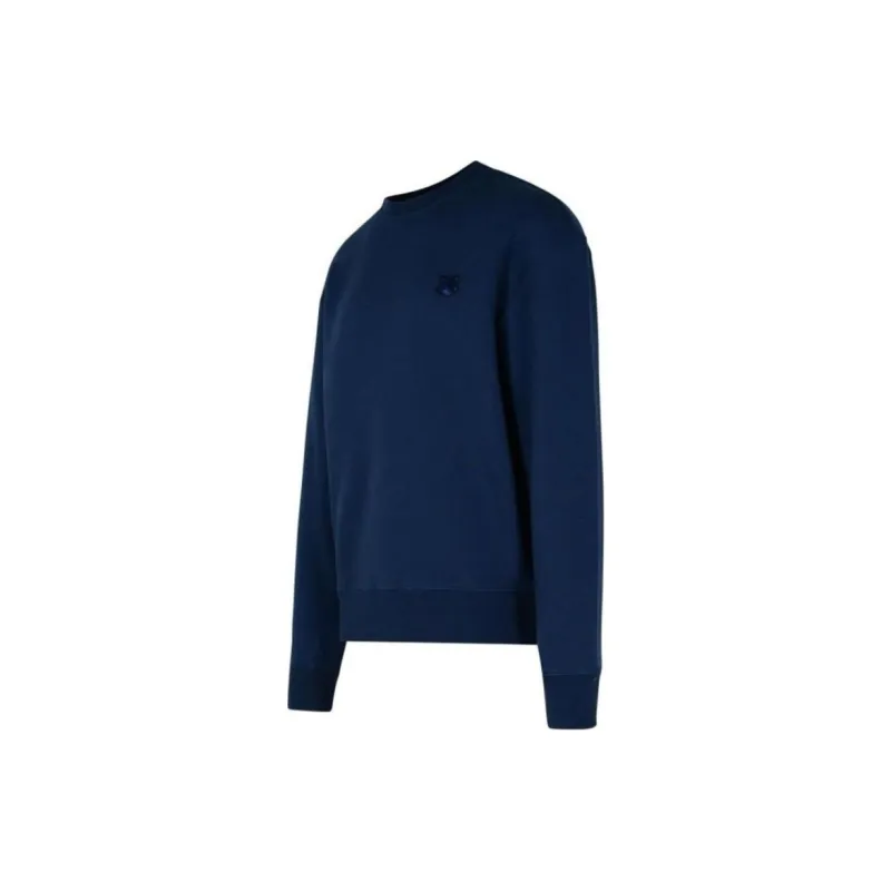 Maison Kitsune Bold Fox Head Patch Crewneck Sweatshirt-2