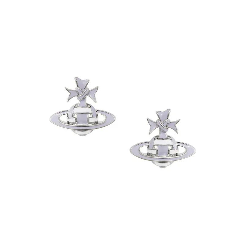 Vivienne Westwood Orb Stud Earrings-0