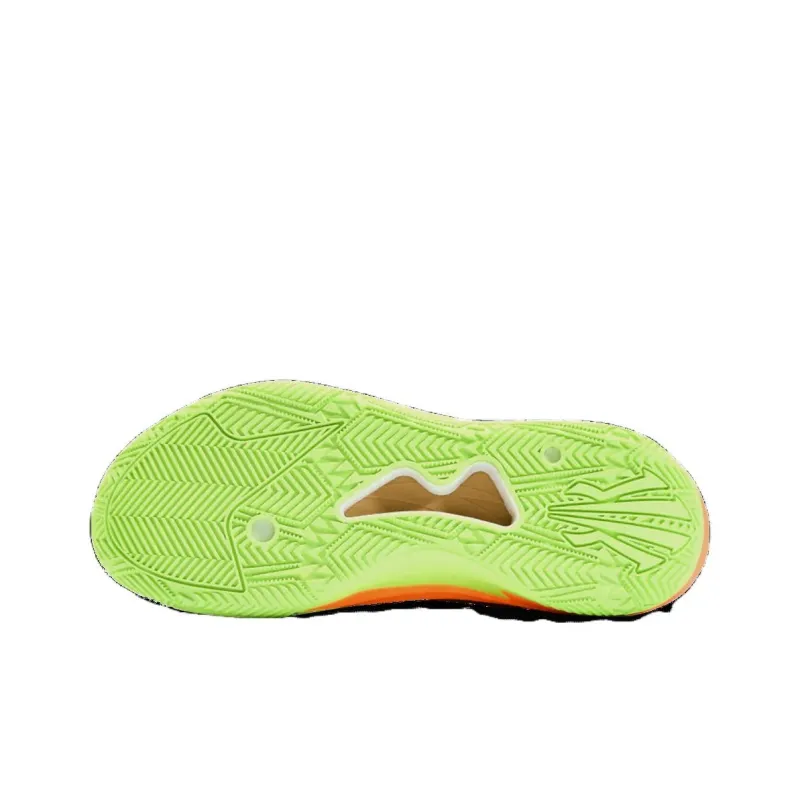 Anta KAI 1 SPEED Shock Absorbers With Slip Resistant Features Low Top Basketball Shoes Men's Brown Orange Yellow-4