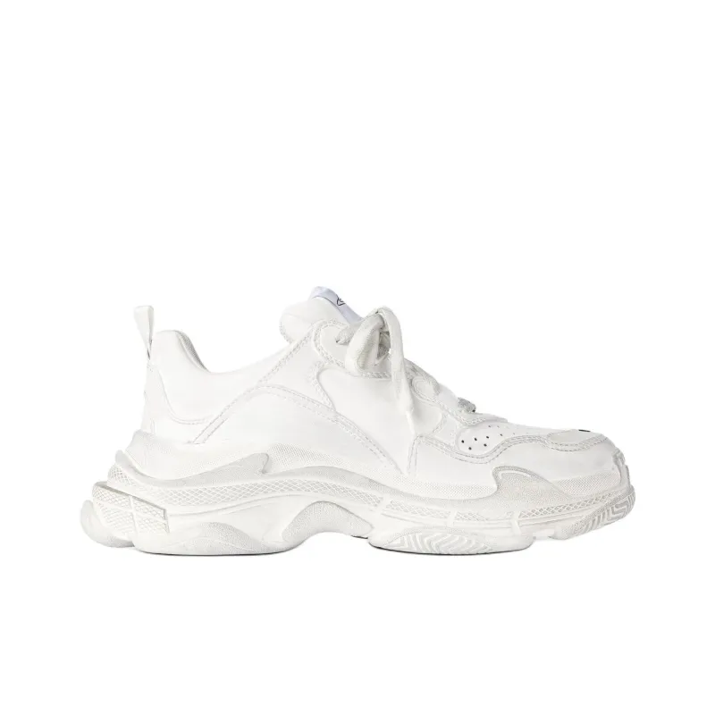 Balenciaga Triple S Low Top Casual Shoes Women's White-1
