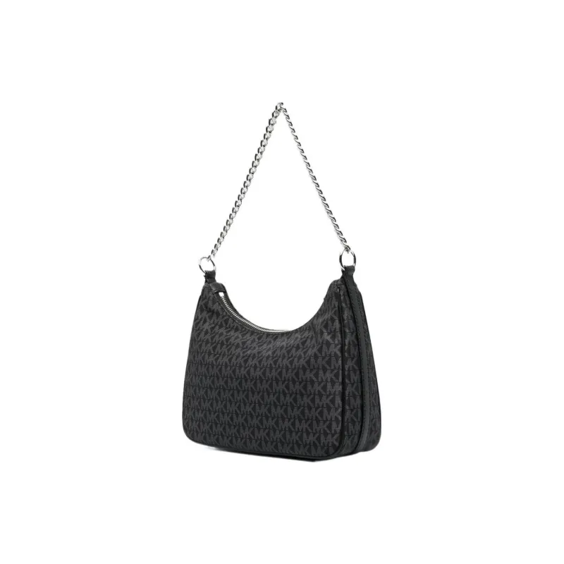 MICHAEL KORS Jet Set Charm Nylon With Calfskin Portable Crossbody Bag, Shoulder Bag Women's Black-1