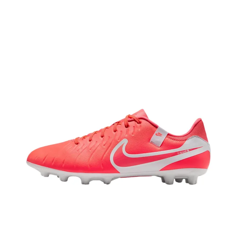 Nike Tiempo Legend 10 Abrasion-Resistant Soccer Shoes Men's Red-0