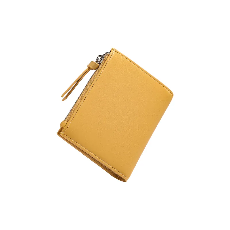 TOUTOU Synthetic Leather Wallet Women's Napoli Yellow-3