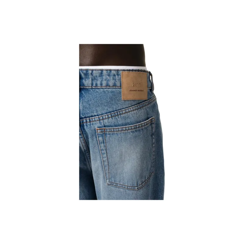 Ami Large Fit Jeans-4