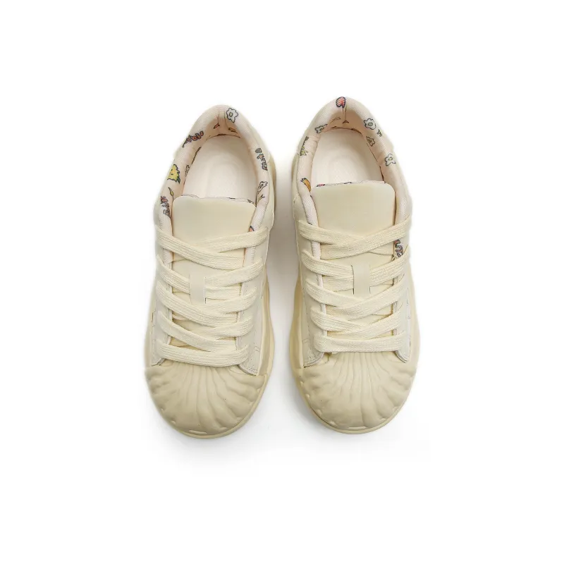 Alan Vincent Slip-Resistant Cushioning Low-Top Skateboard Shoes Women's-2