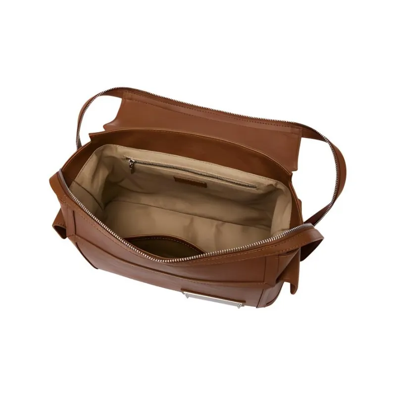 MCMIKO Cow Leather Backpack Regular Women's Nut Brown-6