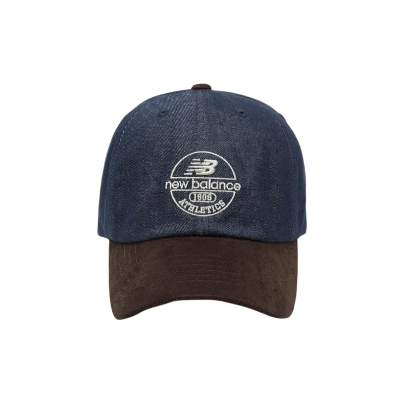 New Balance Cotton, Polyester, Comparison With Polyester Baseball Caps Unisex Blue-1