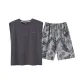 Leaf Gray Black