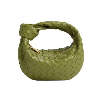 Bottega Veneta JODIE Lambskin Handbag Mini Women's Matcha Green