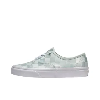 Vans Authentic Anti-Slip Wear-Resistant Low-Top Skateboard Shoes Unisex Light Blue