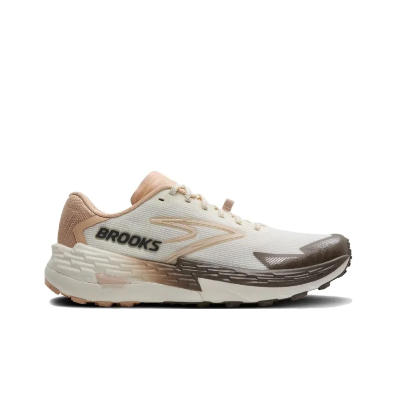Brooks Cushioned Wear-Resistant Breathable Low-Top Trekking Shoes Women's Beige Gray-1