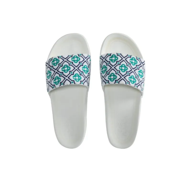 CASABLANCA Slide Slippers Men's White-3