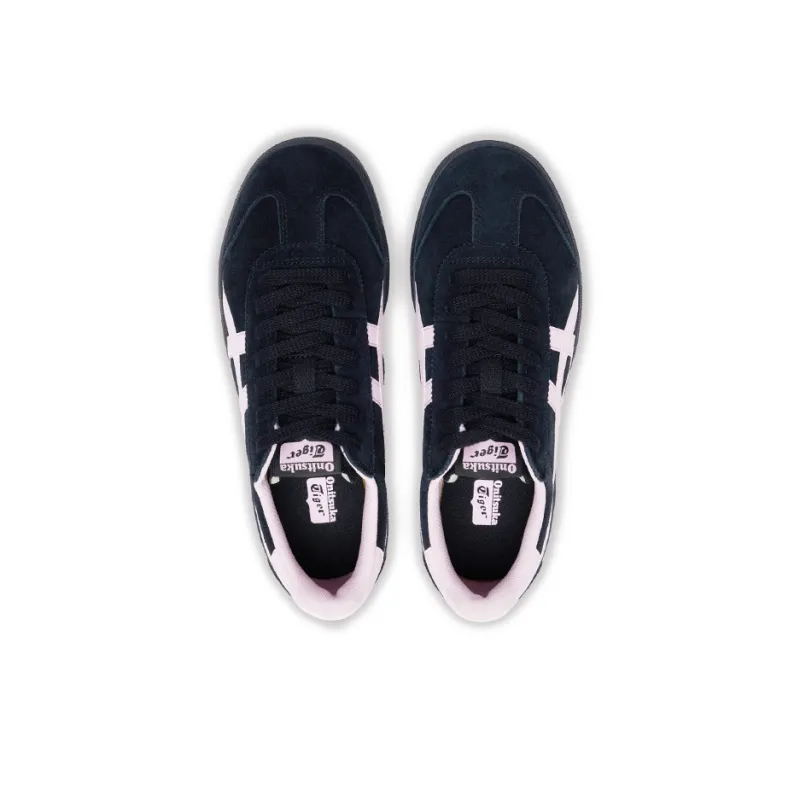 Onitsuka Tiger Tokuten Anti Slip Wear Resistant Low Top Skateboard Shoes Women's Black-3