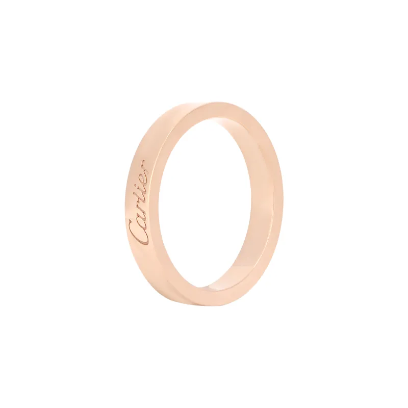 CARTIER C De Cartier Rings 18K Rose Gold Rings Unisex Rose Gold-1