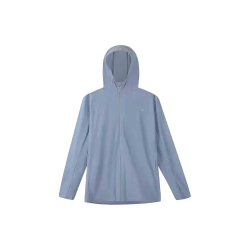 361° Sun Protection Clothing Men's Gray Blue Porcelain